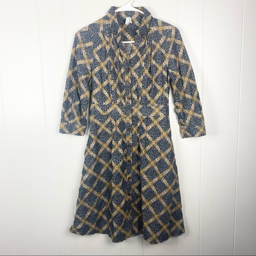 Maeve Anthropologie Wightwick Manor Corduroy Dress